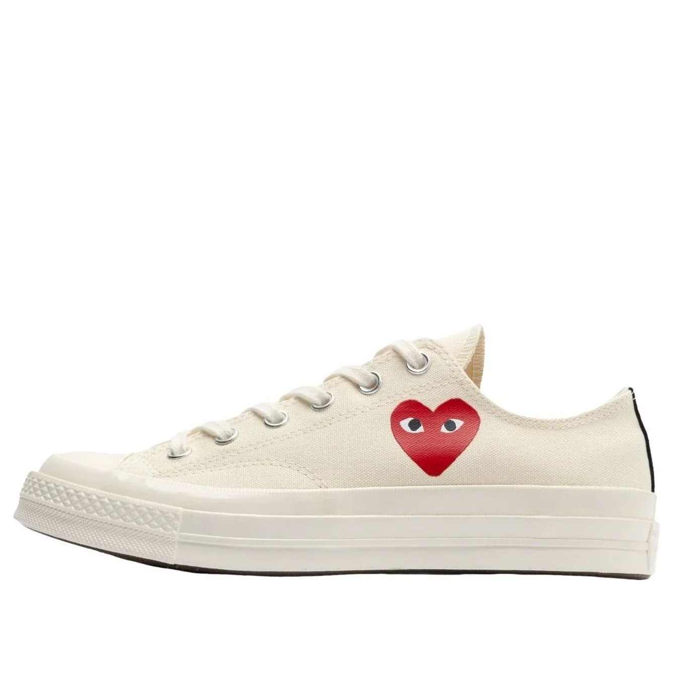 Converse x Comme des Garcons PLAY Chuck 70 Ox 'Single Heart Milk' A08805C