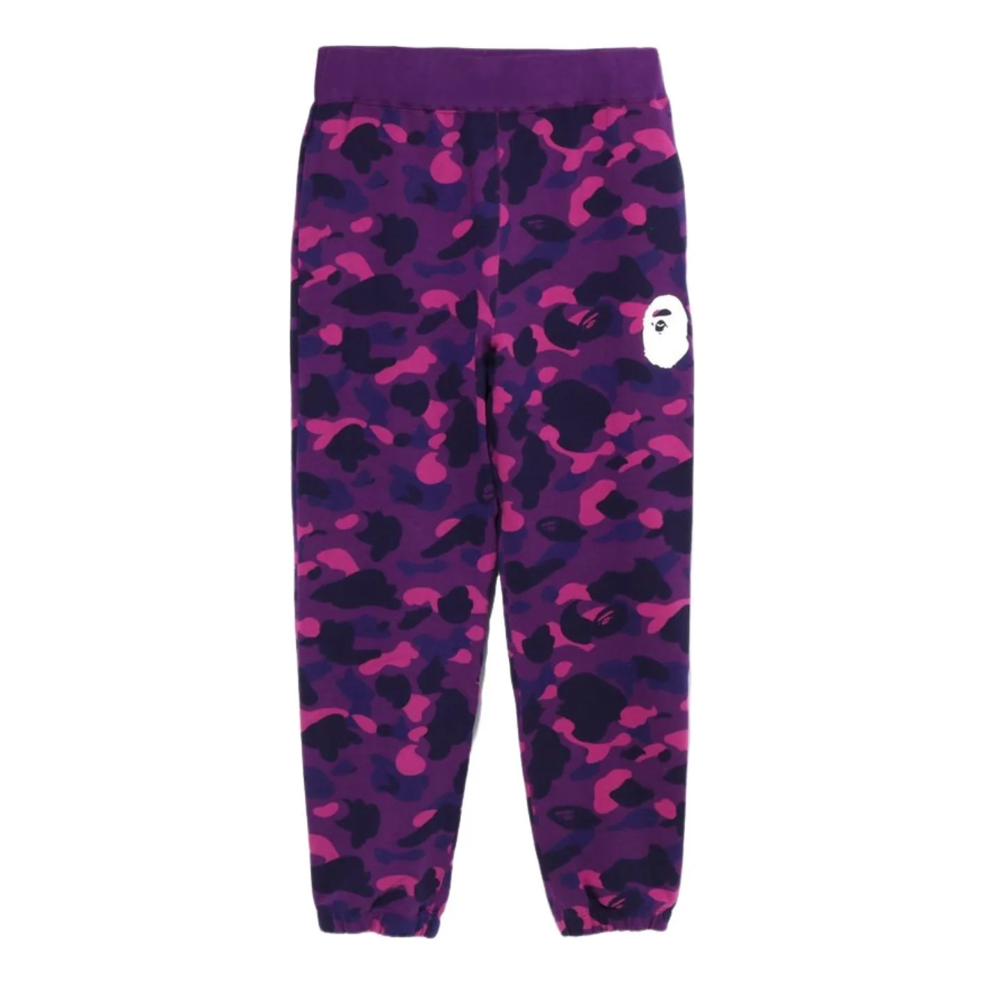 A Bathing Ape Color Camo Wide Fit Sweat Pants 'Purple' 1J30-152-011-PUR