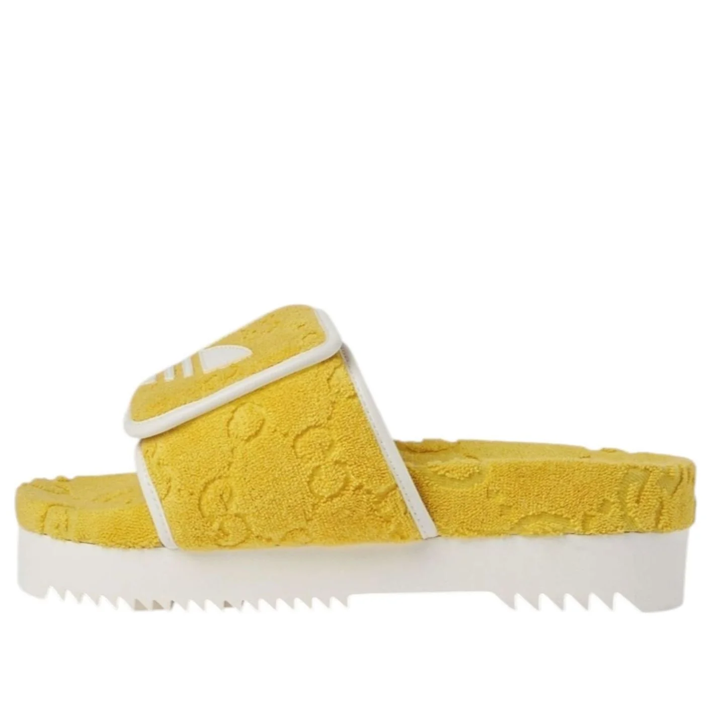 (WMNS) adidas x Gucci GG Platform Sandal 'Yellow' 702398UU0107171