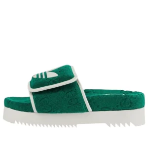 (WMNS) adidas x Gucci GG Platform Sandal 'Green' 702398-UU010-3171