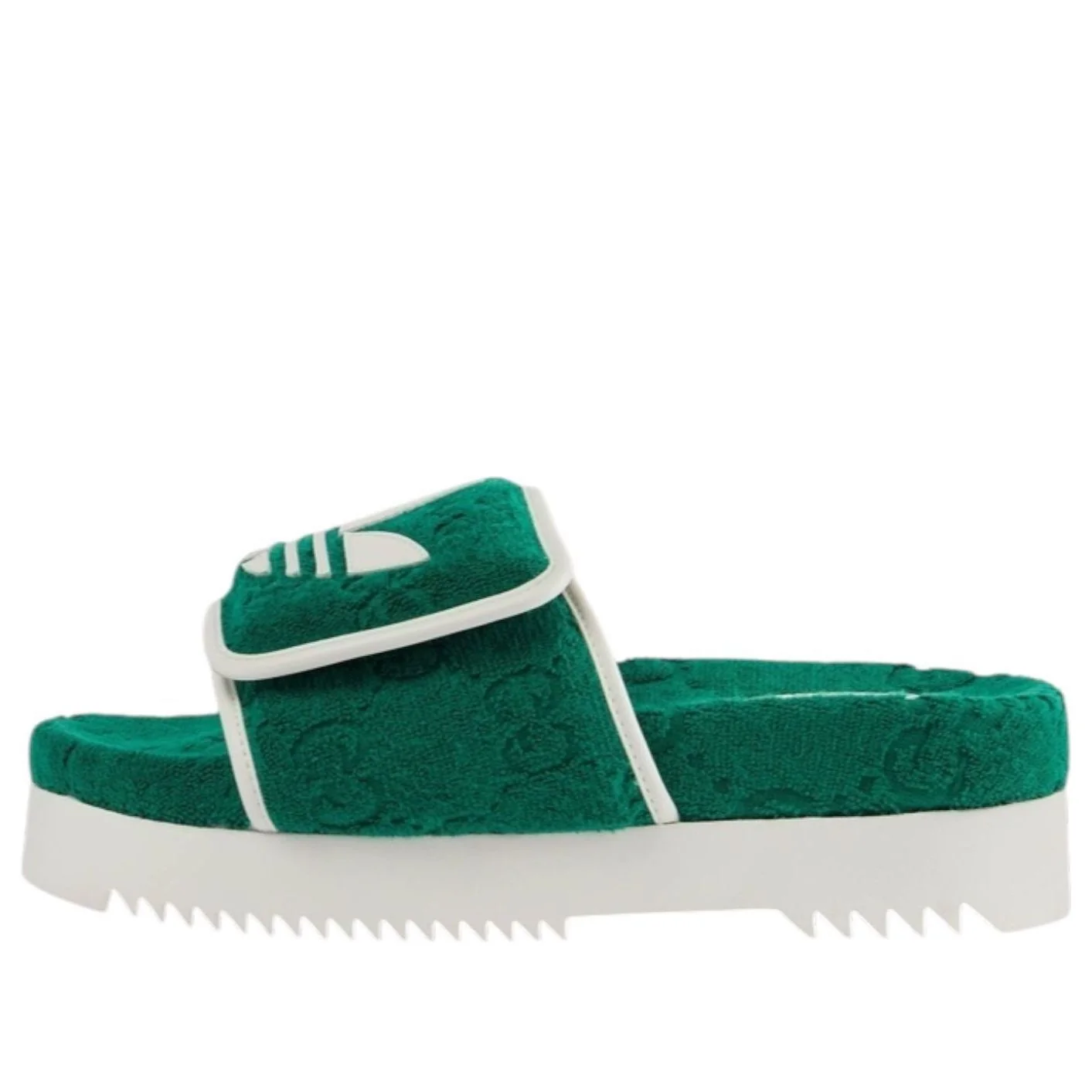 (WMNS) adidas x Gucci GG Platform Sandal 'Green' 702398-UU010-3171