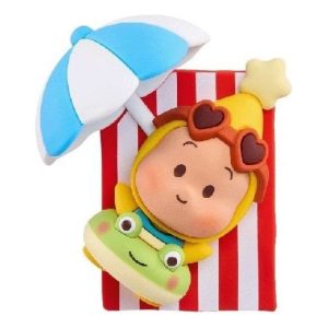 Pop Mart Pop Bean Island Vacation Series Fridge Magnet 'Twinkle Twinkle Sailing' PPMT-2607-0015-1197763731