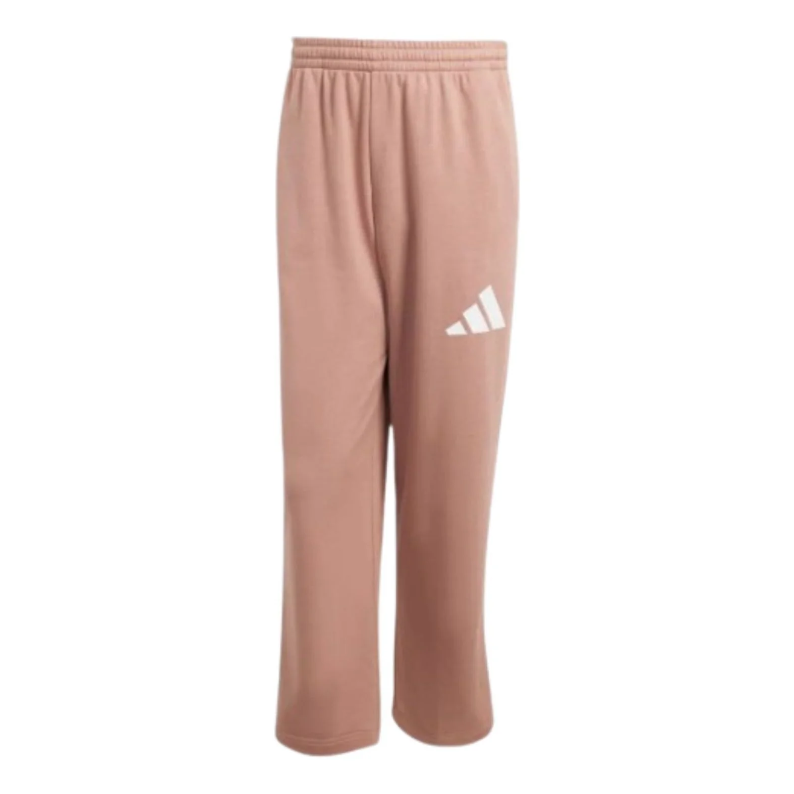 adidas Essentials Wide Leg 3 Bar Logo Pants Asia Sizing 'Pink' JF3608