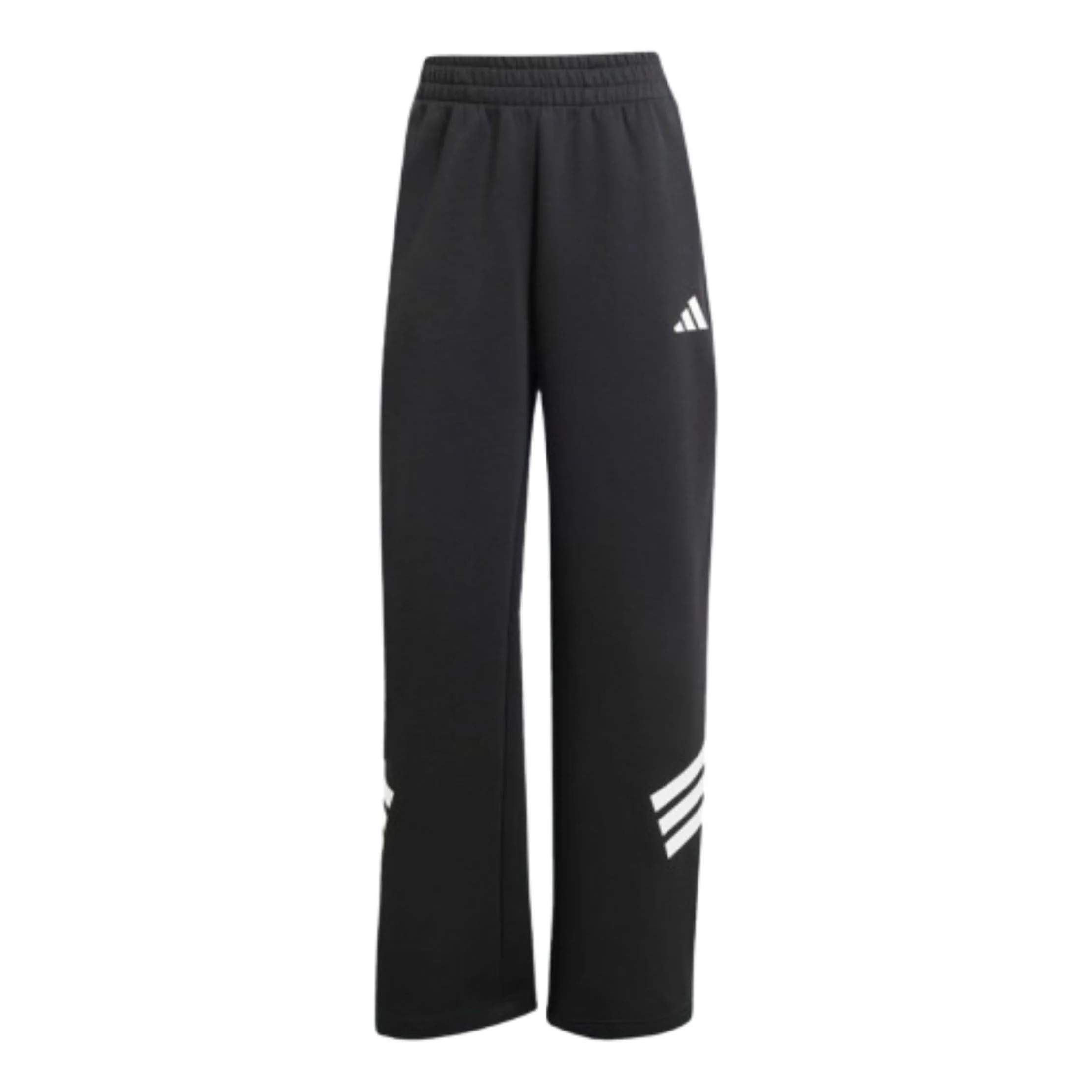 (WMNS) adidas Future Icons 3-Stripes Open-Hem Pants Asia Sizing 'Black White' JE0150