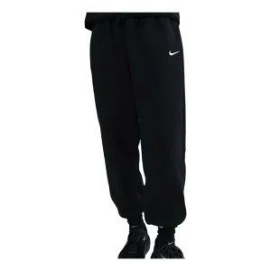 (WMNS) Nike Sportswear Phoenix Fleece High Waisted Oversized Sweatpants Asia Sizing 'Black' FZ5997-010