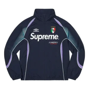 Supreme x Umbro Track Jacket 'Navy White Purple' SUP-SS22-704