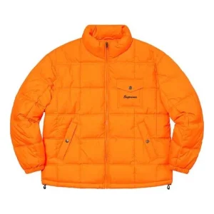 Supreme Iggy Pop Puffy Jacket 'Orange Black' SUP-SS21-507