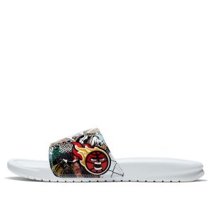 (WMNS) Nike Benassi JDI Print Slide 'China Hoop Dreams' CK0731-111