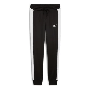 (WMNS) PUMA Iconic T7 Track Pants 'Black White' 627995-01