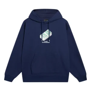 Li-Ning x Phil Hackett Graphic Hoodie 'Navy' AWDT227-3