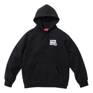 Supreme x Antihero Hooded Sweatshirt 'Black White' SUP-SS22-940
