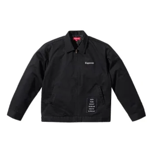 Supreme x The Crow Work Jacket 'Black White' SUP-FW21-178