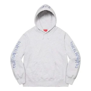 Supreme Guardian Hooded Sweatshirt 'White Grey Blue' SUP-FW21-292