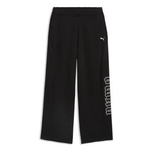 (WMNS) PUMA Street Glam Slouchy Bedazzled Pants 'PUMA Black' 636652-01