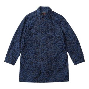Supreme x HYSTERIC GLAMOUR Leopard Trench 'Navy Black Red' SUP-SS21-545