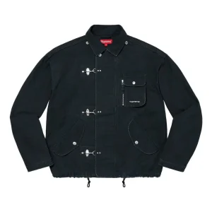 Supreme Canvas Clip Jacket 'Black White' SUP-SS23-062
