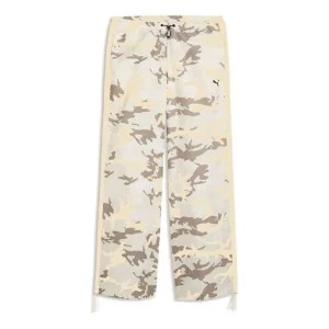 (WMNS) PUMA Street Glam Relaxed Camo Pants 'Buttercream AOP' 638346-88