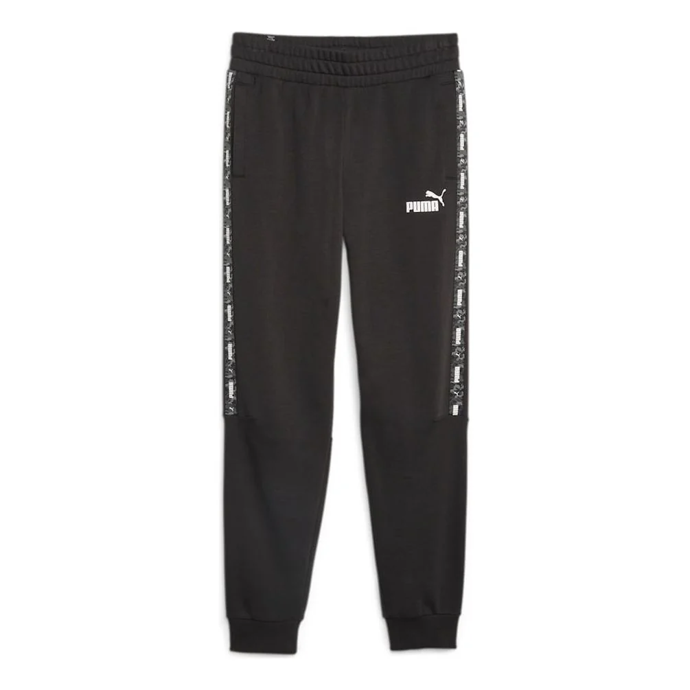 PUMA ESS TAPE CAMO Sweatpants 'Black' 675949-01