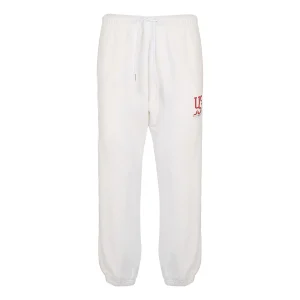 (WMNS) AUTRY logo-print Drawstring Track Pants 'White' PAIW-2331