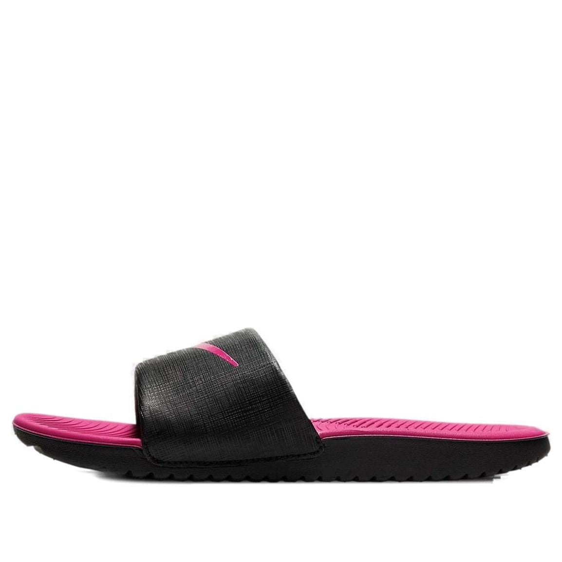 (GS) Nike Kawa 'Black Vivid Pink' DD8519-001