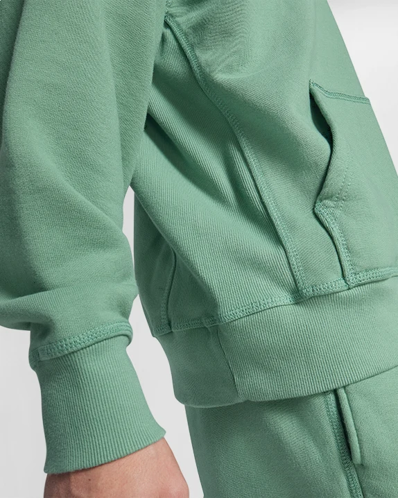 Converse Gold Standard Loose-Fit Pullover Logo Hoodie Asia Sizing 'Green' 10025917-A06