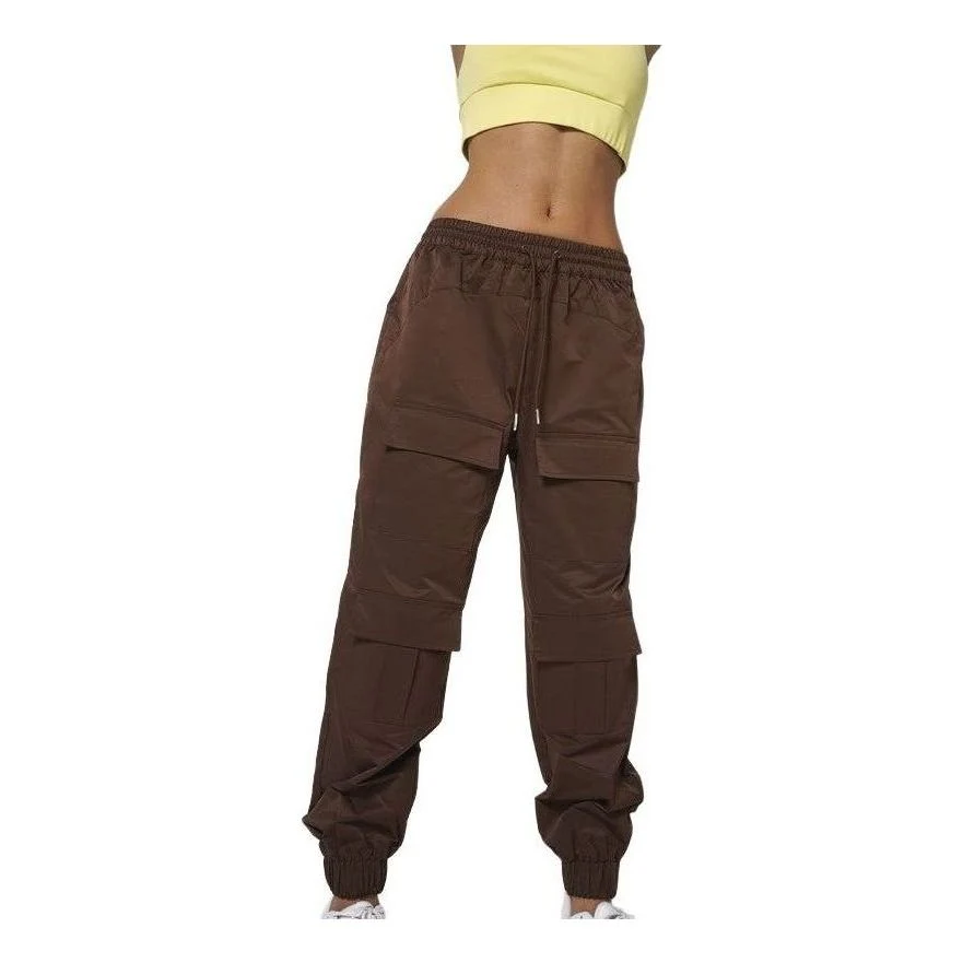 (WMNS) House of Cenmar Cargo-Pockets Pants 'Brown' HOC-WBR