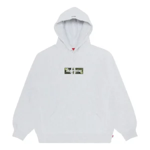 Supreme Box Logo Hooded Sweatshirt 'Ash Grey' FW23SW56-ASH-GREY