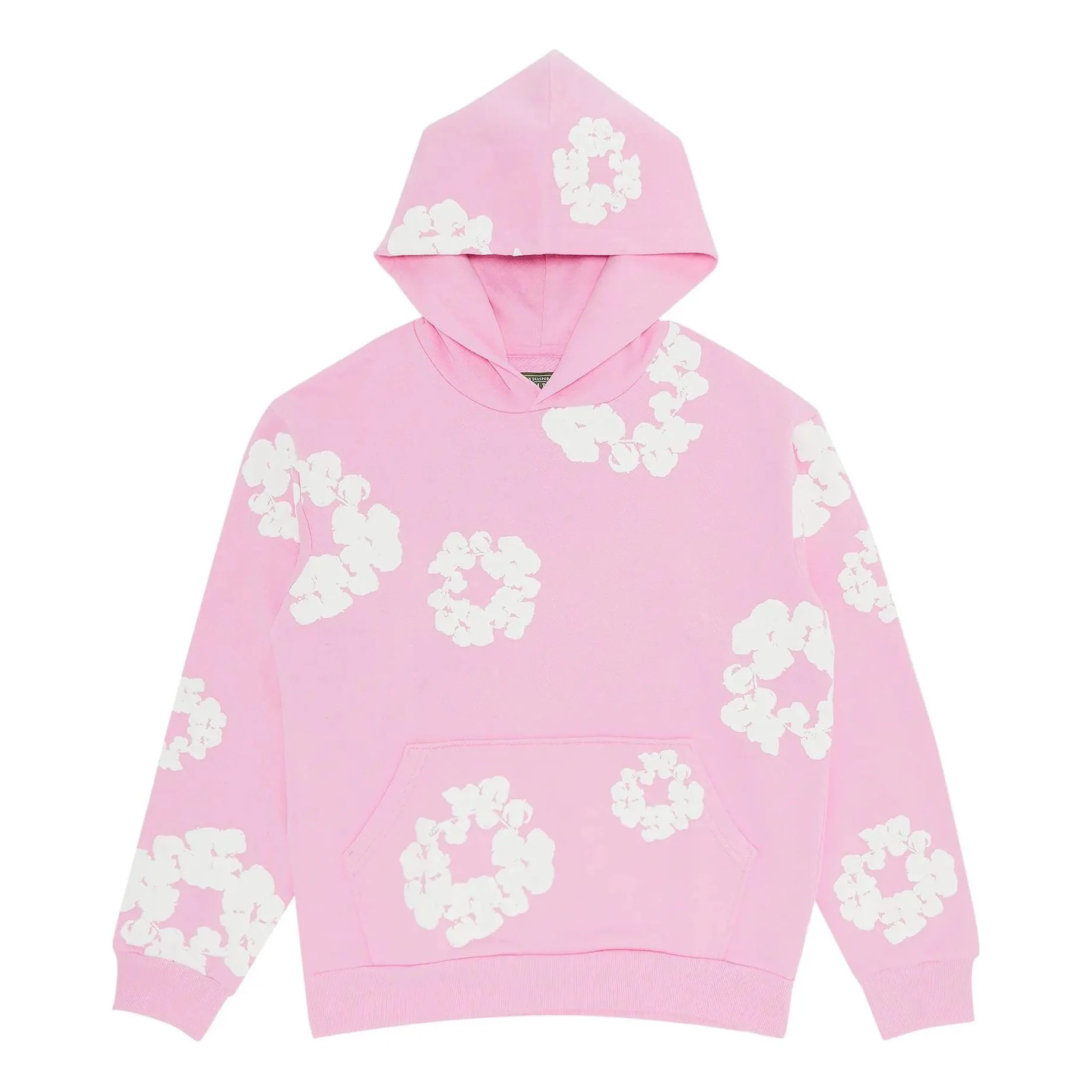 Denim Tears Cotton Wreath Hoodie 'Pink White' 301-100-30