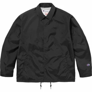 Supreme x Champion Coacches Jacket 'Black White' SUP-SS24-280