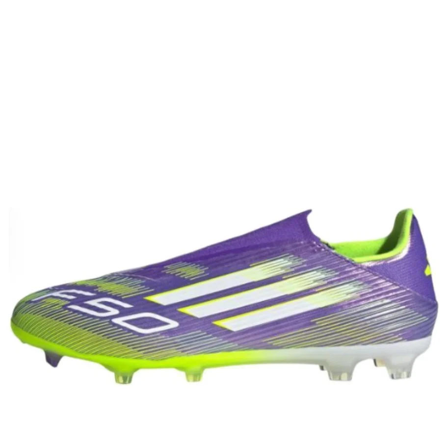 adidas F50 League Laceless F/M Ground 'Purple Rush Cloud White Lucid Lemon' JH7734
