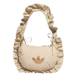 (WMNS) adidas Plaid Ruffle Bag 'Beige' KX6986