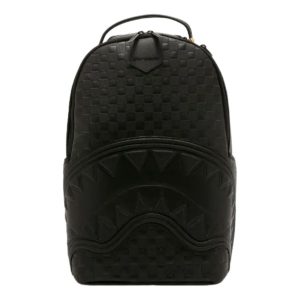 Sprayground Textured Woven Sawtooth Shark Backpack 'Black' G6841-64