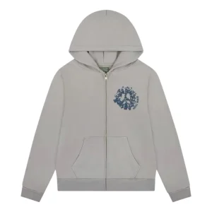 Denim Tears Denim University Zip Hoodie 'Grey' SS25TZH10391881