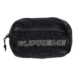 Supreme Denim Mini Shoulder Bag 'Black' FW25B6-BLACK