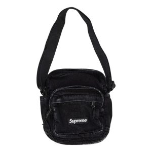 Supreme Denim Shoulder Bag 'Black' FW25B4-BLACK