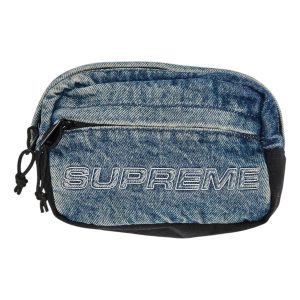 Supreme Denim Mini Shoulder Bag 'Washed Indigo' FW25B6-WASHED-INDIGO