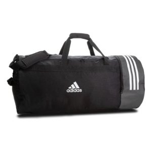 adidas 3-Stripes Wheeled Duffel Bag Extra Large 'Black' CG1536