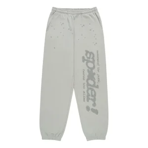 Sp5der Tonal Punk V2 Sweatpant 'Sport Grey' SB035FW25SGR