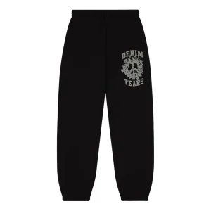 Denim Tears Denim University Sweatpants 'Black' FW25TSA3832566