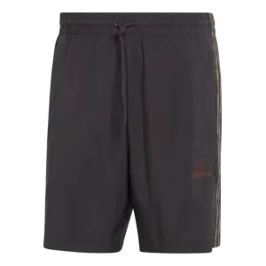 adidas AEROREADY Essentials Chelsea 3-Stripes Shorts Asia Sizing 'Black Green' IC1493