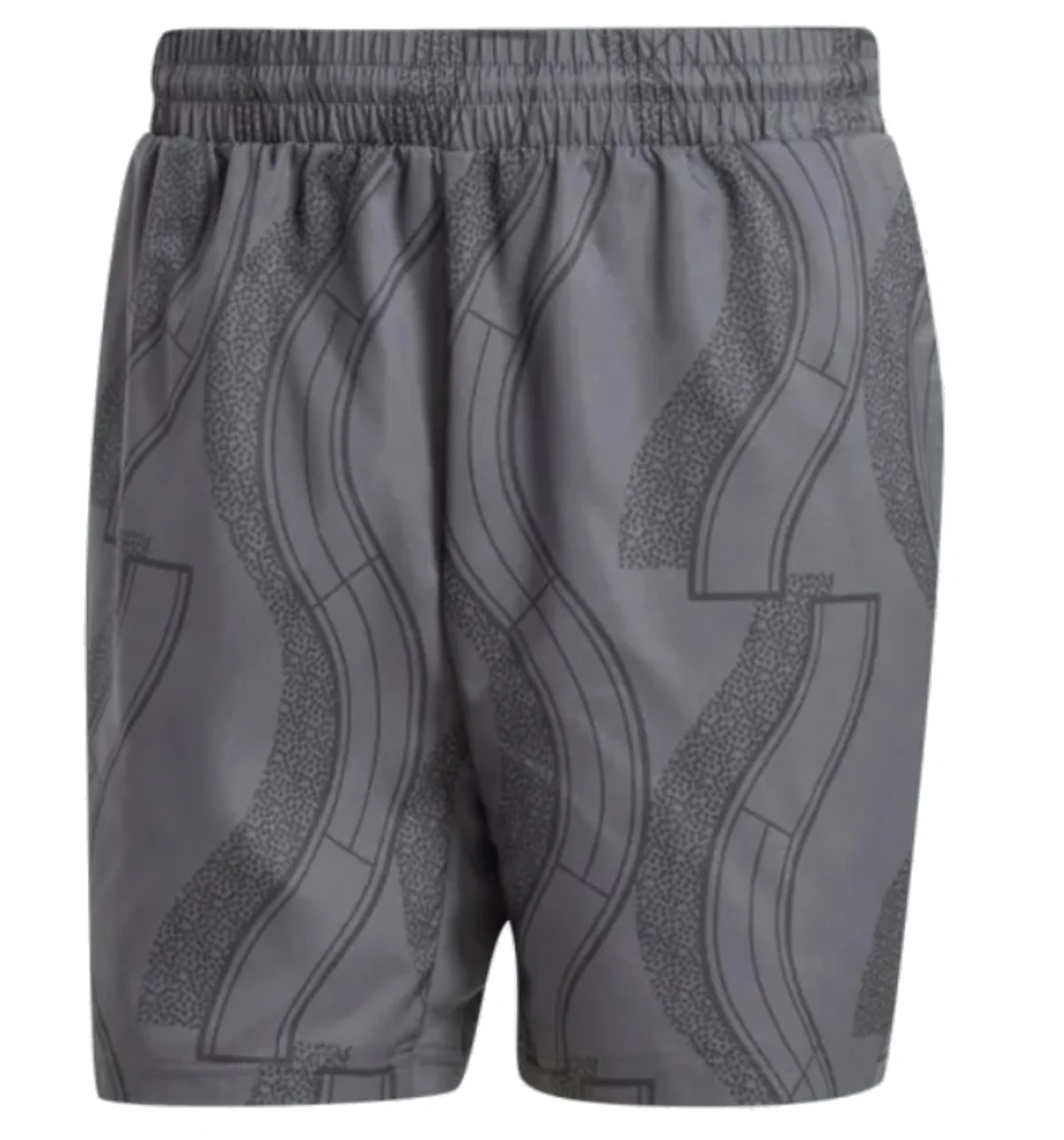 adidas Club Tennis Graphic Shorts Asia Sizing 'Grey' IP1884