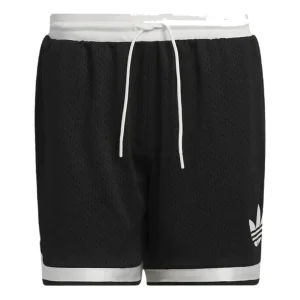 adidas Originals Classic Mesh Comfort Shorts Asia Sizing 'Black White' IY7387