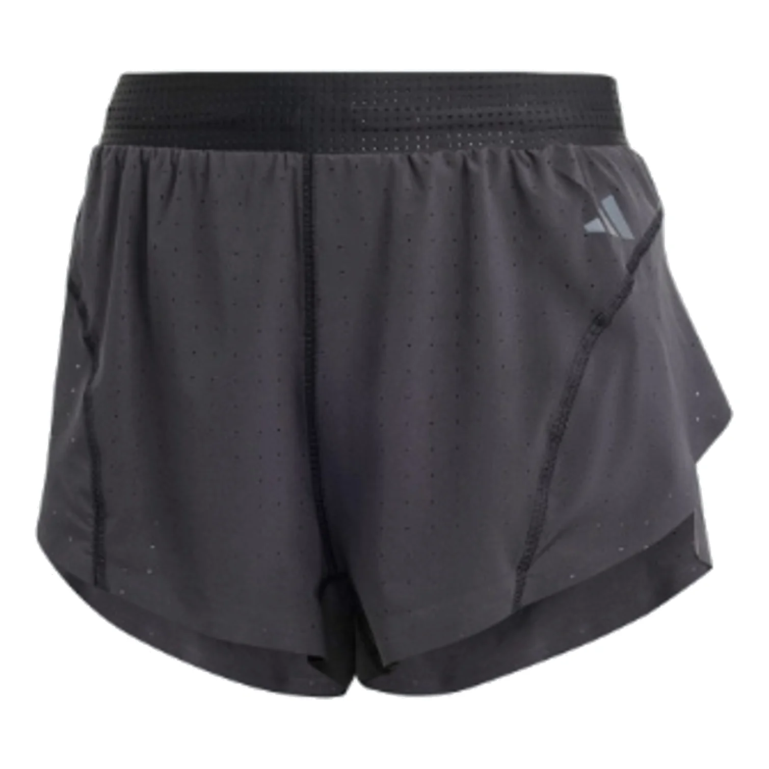(WMNS) adidas Adizero Running Split Shorts Asia Sizing 'Black' IK9708