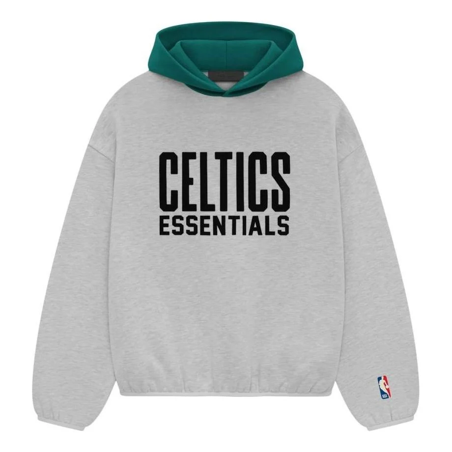 Fear of God Essentials x NBA Celtics Hoodie 'Light Heather' 192AL246303F