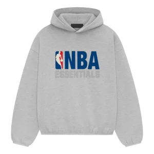 Fear of God Essentials x NBA Hoodie 'Light Heather' 192AL246400F