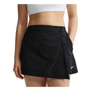 (WMNS) Nike Sportswear Mid-Rise Skort 'Black' IR1649-010