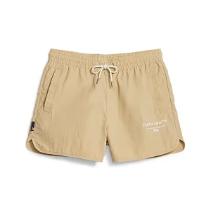 (WMNS) PUMA Team Woven Shorts 'Khaki' 621441-84
