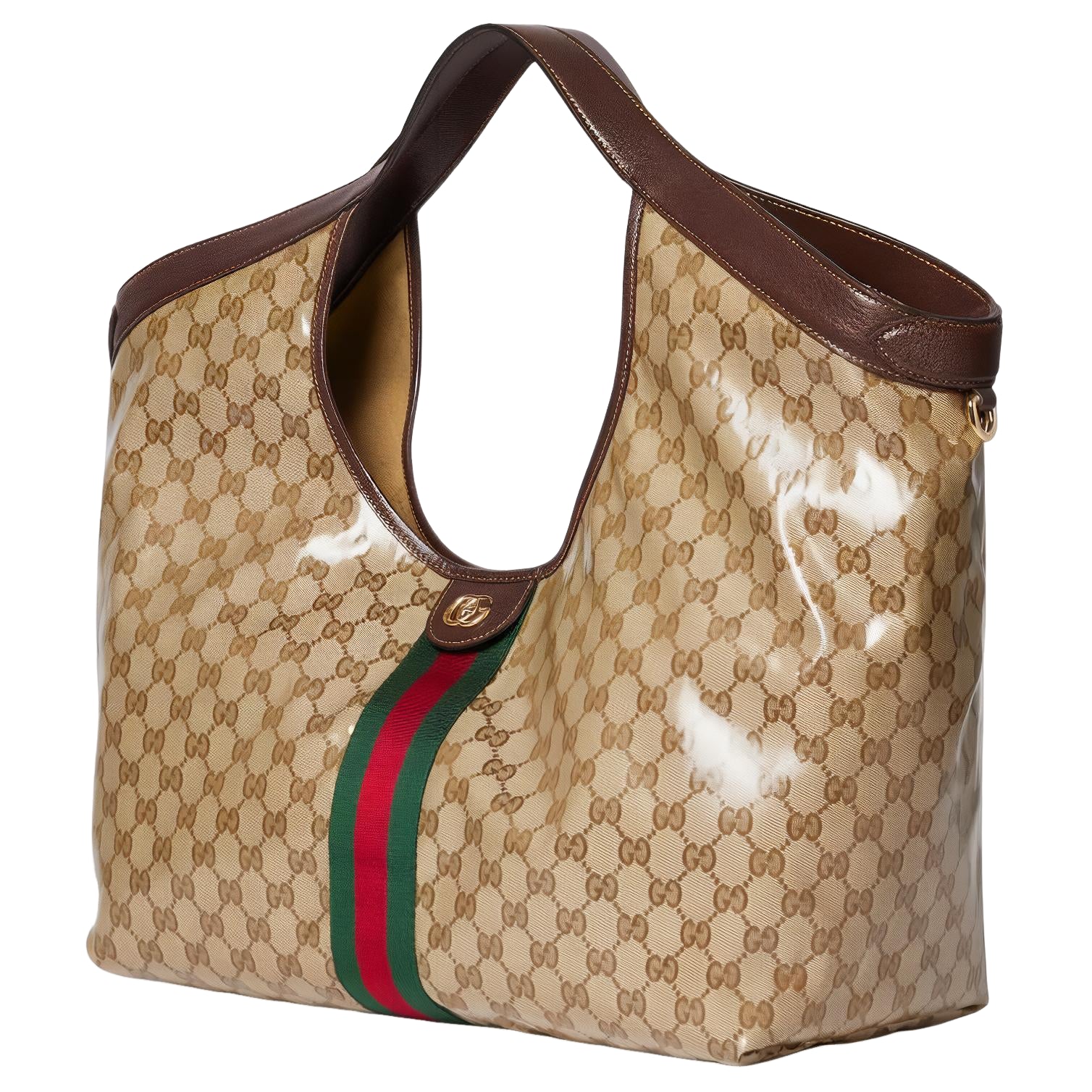 (WMNS) Gucci Giglio Large Tote Bag 'Sand Dark Brown' 853971-FAF1L-9653 - Image 2