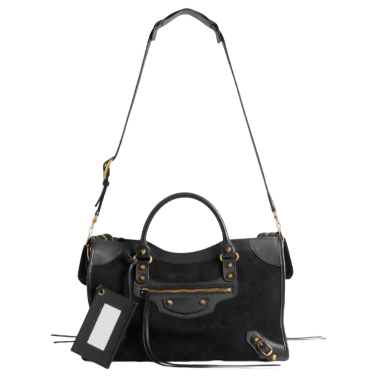 (WMNS) Balenciaga Le City Bag Medium 'Black' 8657602ACJ51000 - Image 2