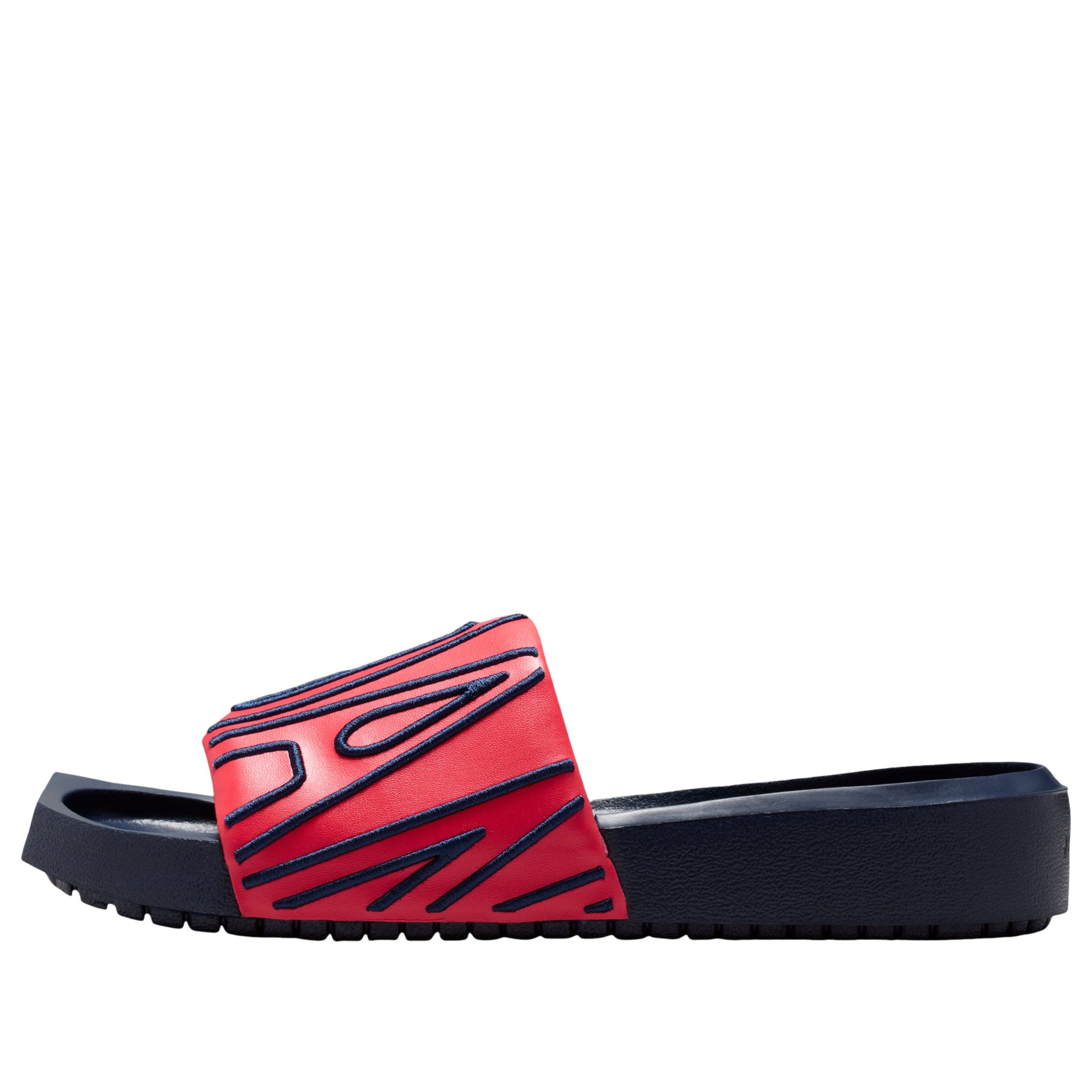 (WMNS) Air Jordan Nola Slides 'Obsidian Track Red Desert Berry' CZ8027-403